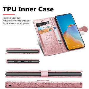 3D Cat Sublimation Leather Wallet Kids <strong>Gold</strong> <strong>Phone</strong> Cases With Card Holder for Samsung S24 Ultra Mobile <strong>Phone</strong> Back Cover - Product Image 3