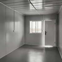 Nouvelle maison préfabriquée en acier, design moderne, pliable, respirante, rectangulaire, à structure plate, pour usage résidentiel rural et pour personnes âgées