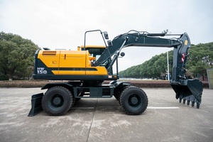 Excavatrice sur pneus HW150, godet de 0,58 m³, moteur diesel de 125 kW, vente chaude, excavatrice de haute qualité - Product Image 2