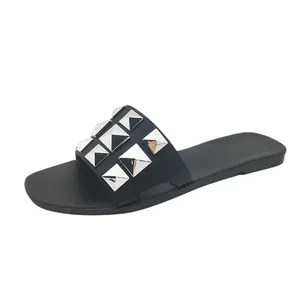 Women Brand Slippers Summer Slides Open Toe Flat Casual Shoes Leisure Sandal Female Beach Jelly Slippers