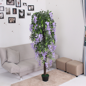 Alta simulación <span class=keywords><strong>de</strong></span> Venta caliente Artificial Wisteria plantas casa jardín decoración <span class=keywords><strong>de</strong></span> Wisteria árbol proveedor <span class=keywords><strong>de</strong></span> China - Product Image 2