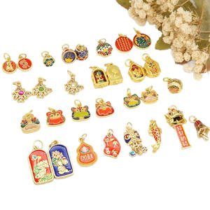 Collar con Colgante de Campana de Moda, Rueda de Oración con Esmalte que Conserva el Color Dorado Estilo Antiguo, Aforismo de Seis Caracteres - Product Image 5