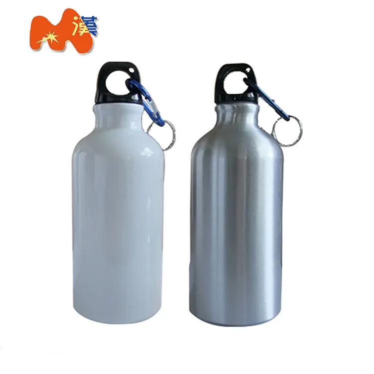 Business Logo Reizen Boord Draagbare Water Fles Metalen Aluminium Veiligheid Artikelen 16Oz Sublimatie Blanks Water Fles