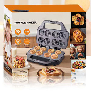 8-Hole Mini <b>Waffle</b> <b>Maker</b> Electric Non-Stick 220V 110V For Home Party Use - Product Image 2