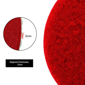 7 pièces/ensemble 4 "100MM résine Bond diamant tampons de polissage à sec <span class=keywords><strong>disque</strong></span> de meulage Flexible <span class=keywords><strong>disque</strong></span> de ponçage en marbre pour carreaux de granit - Product Image 3