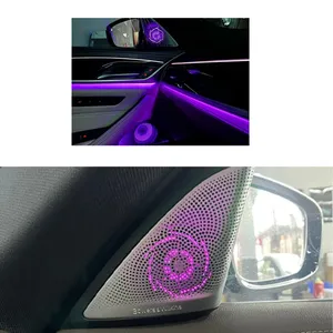 Kits de décoration intérieure automobile pour haut-parleurs stéréo avec éclairage LED pour notes moyennes à hautes, pour Série 5 G30 G38 - Product Image 3