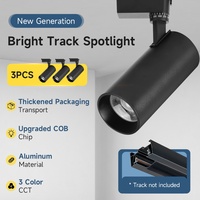 Éclairage intérieur 20W 30W 40W 50W Plafond en aluminium monté sur rail pour galerie d'art Musée Showroom Led Spot Lights