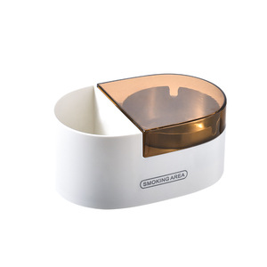 Cenicero de pared creativo con tapa, diseño duradero y resistente, sin necesidad de perforaciones, para el hogar, baño o área de fumadores - Product Image 1