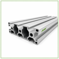 Grande ligne d'assemblage de profilés en alliage d'aluminium extrudés, profilés modulaires en aluminium à rainure en T, cadre de support mécanique lourd