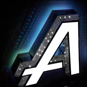 Bán Buôn trong nhà & Ngoài trời <span class=keywords><strong>Led</strong></span> chữ kênh thép không gỉ cạnh đấm lỗ ánh sáng cho quảng cáo shopfront biển quảng cáo - Product Image 1