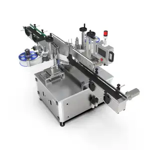 Square Bottle Two Sides Labeling Machine