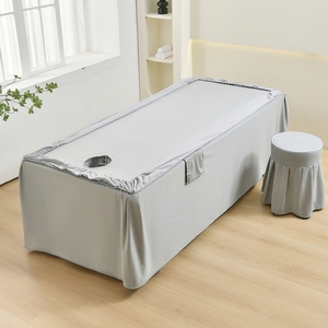 Copertura per lettino estetico in garza di cotone a doppio strato, per trattamenti in salone di bellezza, lavaggio capelli, pulizia orecchie, bellezza ciglia, lenzuolo - Product Image 6