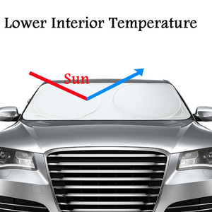 6 piezas de parasoles plegables negros para ventanas delanteras y traseras de coche, cubierta protectora de <span class=keywords><strong>vinilo</strong></span> opaco para parabrisas - Product Image 2