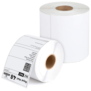 Papel Adhesivo Térmico de Alta Velocidad para Impresión, Hojas de Etiquetas Térmicas Directas en Rollo, Etiquetas Sensibles al Calor para Paquetes de Comercio Electrónico - Product Image 1