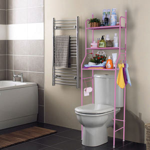 Étagère en acier inoxydable pour salle de bain, <span class=keywords><strong>meuble</strong></span> de rangement pour toilettes, vente en gros, peu encombrant - Product Image 4