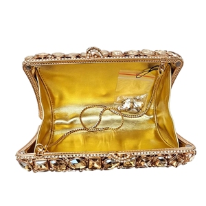 Bolso de Noche Elegante Transparente con Gemas para Mujer, Cartera de Lujo con Pedrería, Bolso de Mano Brillante para Club Nocturno o Festival - Product Image 6