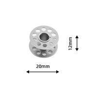Lot de 25 accessoires pour bobines de machine à coudre, boîtes de navettes en plastique pour usage domestique, fabrication artisanale DIY portable BOCHENG