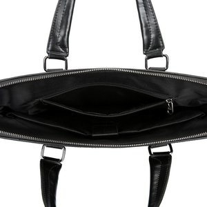 Bolso de Mano Cruzado Vintage para Negocios, Maletín con Cierre para Verano, Bolso de Hombro de Cuero Vacuno para Hombre Bolsa para portátil. - Product Image 3