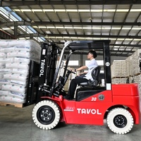 Chariot élévateur TAVOL 2 tonnes 3 tonnes 3 mètres 4,5 mètres avec benne Eagle et pince d'attache