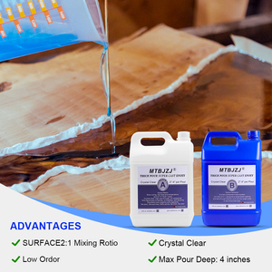 Cao cấp Chất Lượng Nhựa Epoxy Sâu Đổ Đúc 5-10 cm Mỗi Nhẹ Lũ Lụt Cho Gỗ Bảng - Product Image 3