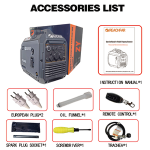 Portable Dual Generator 3500W 3.5KW 4KVA, Silent <b>Gasoline</b> With Remote Start & EPA CE Certified 004-007 3.5kW Stable Power Output - Product Image 6