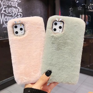 Funda de teléfono para vivo v17 pro, funda de teléfono móvil de felpa de tela cálida multicolor para invierno - Product Image 1