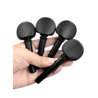Professional Violin Mechanized Fine-Tuning Pegs ABS Metal Cello/Bass Tuning Peg Accessory Kit