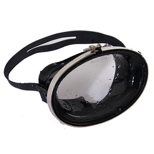 กรอบสแตนเลส หน้ากากดำน้ำซิลิโคน กระจกนิรภัย แว่นดำน้ำกันน้ำ - Product Image 1