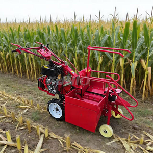 Cosechadora de Maíz de Una Hilera, Sin Necesidad de Mano de Obra, con Rueda Resistente al Desgaste, 192 Diesel 11HP, para Terrenos Bajos con Interplantación Mixta - Product Image 2