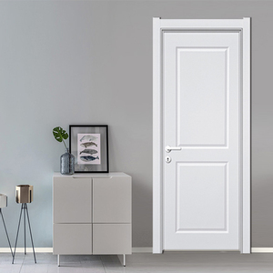 Barato preço wpc/pvc interior porta branca com 200mm wpc quadro de porta para iraque/uae - Product Image 2