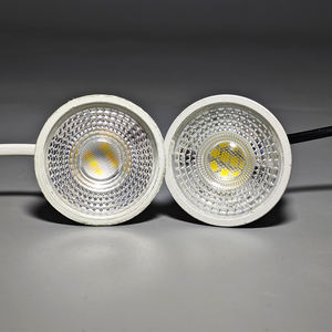 غطاء إطار لمبة ليد أسود كروم أبيض أسود فضي ذهبي عاكس عميق مضاد للوهج قابل للتعديل إطار ضوء نقطة Mr16 - Product Image 1