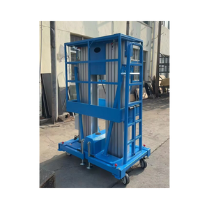 Plateforme élévatrice hydraulique pour fauteuil roulant, plateforme de travail aérienne mobile pour le nettoyage des fenêtres - Product Image 5