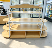 Schappen supermarkt voor fruit en groenten, supermarkt display schappen voor brood, modern supermarkt ontwerp en lay-out