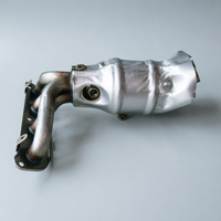 Collecteur d'échappement avec catalyseur OE 14002-JD90A compatible avec Nissan Qashqai J10 2.0L MR20DE Moteur essence Pièce de rechange automobile