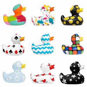 Large 9Cm Rubber Unicorn <b>Bath</b> 4Inch Floating Yellow Duck for Little Babies Foreign Trade Water-Affected Toy - Product Image 3