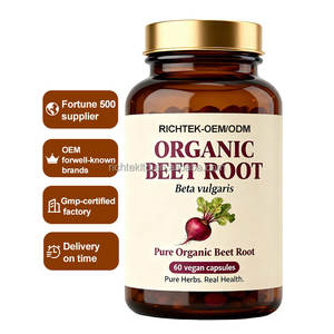 Richtek ODM & OEM organik-pancar kapsül kalp sağlık pancar hapları karabiber antioksidan bağışıklık destek pancar kapsüller - Product Image 2