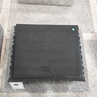Pierre tombale en granit noir de conception unique en gros, pierre tombale en granit, monument funéraire en granit, mausolées de cimetière