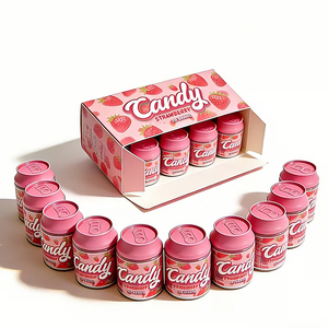 Proveedor de Latas Transparentes para Refrescos, Envase de Plástico de 3.5g con Caja, Etiqueta Holográfica de un Solo Color de 100ml para Dulces - Product Image 5