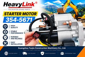 มอเตอร์สตาร์ท 24V รุ่น 354-5671 อะไหล่สตาร์ทเครื่องยนต์สำหรับรถขุด CAT C6.6 C7.1 รถตัก 320D 324E 329E - Product Image 4
