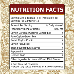 OEM Private Label Slimming Garcinia <b>Tea</b> Herbal <b>Tea</b> <b>Infusion</b> with Ceylon Garcinia Supports Healthy Metabolism <b>Tea</b> Bags - Product Image 3