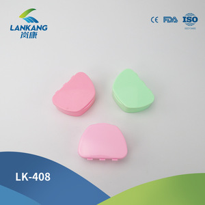 Portable <b>Denture</b> Case LK-408 For Children Orthodontic Braces Small Oral Storage <b>Box</b> PP Material One Compartment - Product Image 5