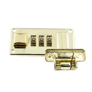 Zinc Alloy Combination <b>Lock</b> Gold Silver 3 <b>Wheel</b> Digital Password Mechanical <b>Lock</b> For Jewelry Box Cabinet Drawer Door - Product Image 5
