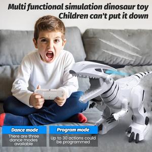 Rc חכם אינטראקטיבי דינוזאור אינטראקטיבי שלט רחוק רובוט הליכה לרקוד לשיר ריקוד שירת דינוזאור צעצוע - Product Image 2
