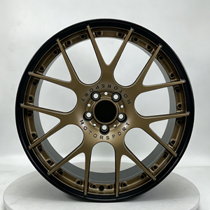 ล้อปลอมขอบบรอนซ์สีดำสไตล์มอเตอร์สปอร์ต4x100 6X139.7 5X120 5x112สำหรับ Taos Taos - Product Image 2