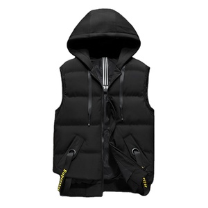 <span class=keywords><strong>Chaleco</strong></span> <span class=keywords><strong>con</strong></span> <span class=keywords><strong>Capucha</strong></span> para <span class=keywords><strong>Hombre</strong></span>, Estilo Urbano, Invernal, Cálido, Sin Mangas - Product Image 4