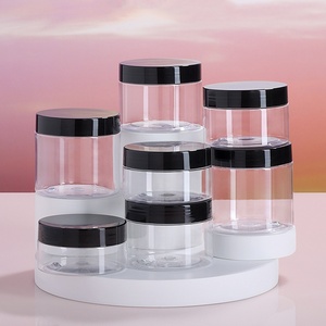 Offre Spéciale rond 100ml 150ml emballage cosmétique en plastique de pot de crème de visage de poudre libre - Product Image 4