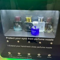 Máquina Expendedora Automática de Perfume de Sobremesa, Pequeña, con Pago con Tarjeta de Crédito, Dispensador de Fragancias Recargable DIY, SDK Personalizado