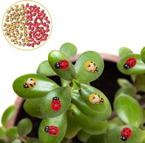 Mini 100 Uds autoadhesivo 9x13mm parte posterior plana <span class=keywords><strong>madera</strong></span> abejas mariquitas pegatinas para DIY micropaisaje Scrapbooking tarjeta cartel <span class=keywords><strong>de</strong></span> pared <span class=keywords><strong>madera</strong></span> - Product Image 4