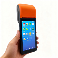 Nouveau terminal de point de vente portable avec système Android 14.0, impression thermique 58 mm, adapté pour les commandes en restaurant