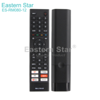 Télécommande intelligente de remplacement ES-RM080-12 RM-L 1736 AS compatible avec les téléviseurs intelligents Hisense 4K UHD Android